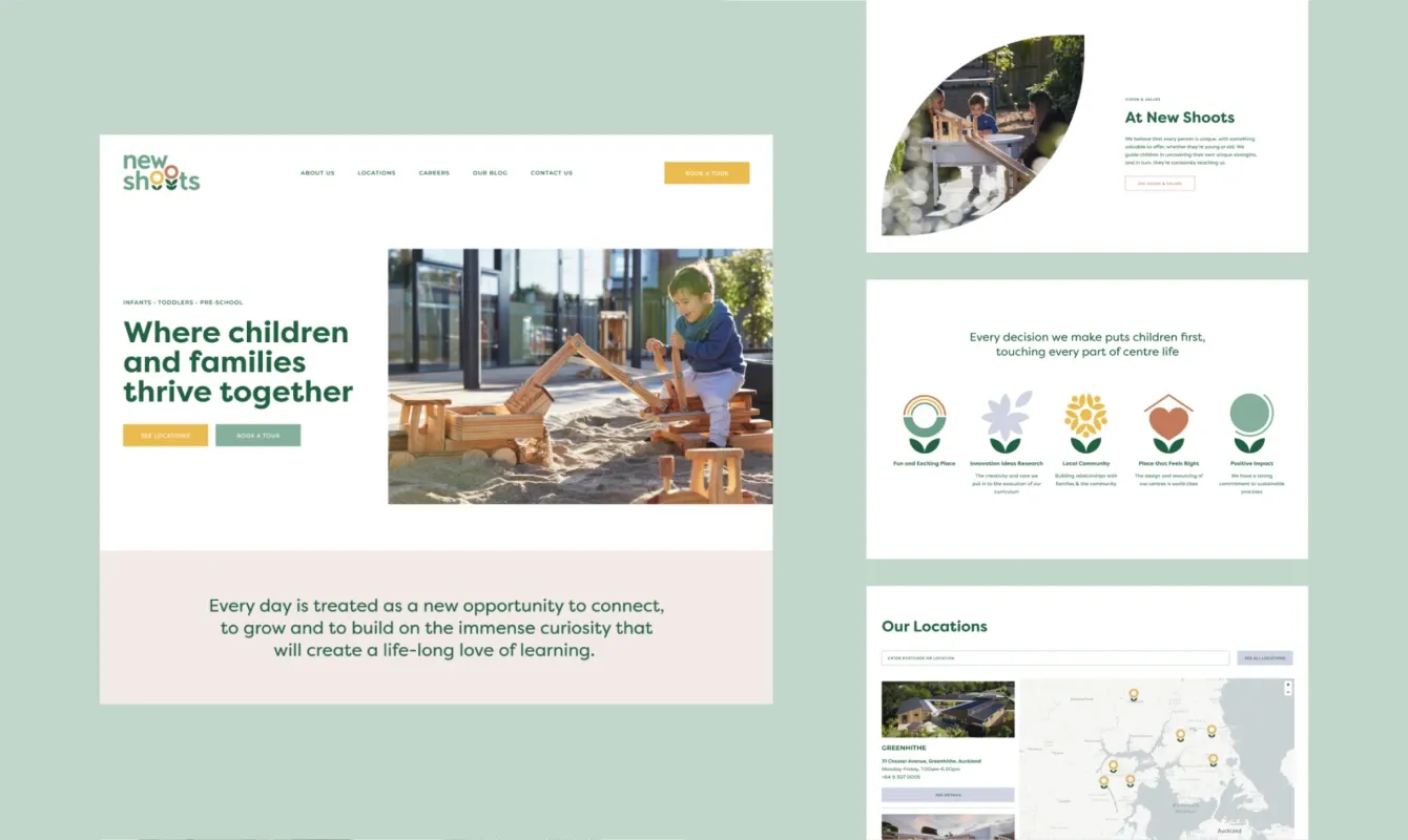 New Shoots — Website Rebuild